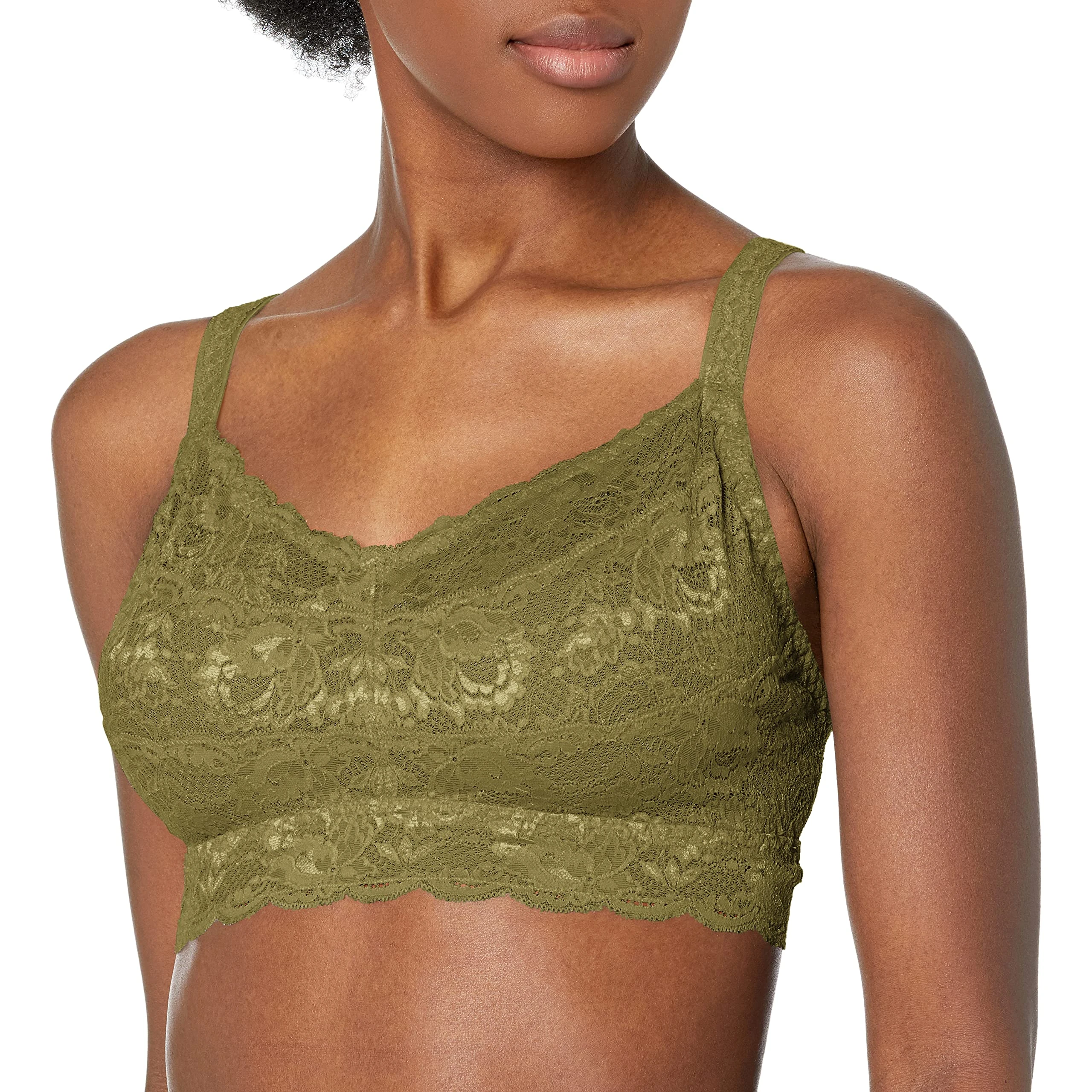 Cosabella Women's Say Never Curvy Sweetie Bralette, Aloe, M