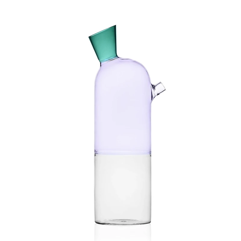Ichendorf Milano Bottle clear/lilac/green collection Travasi