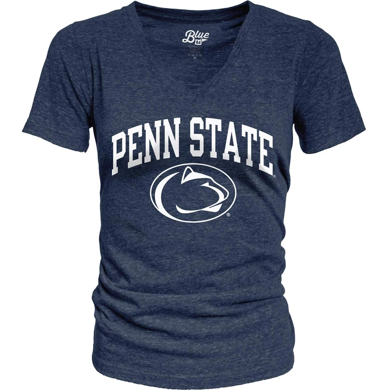 Blue 84 Women's Team Color Heathered Confetti T Shirt, Large