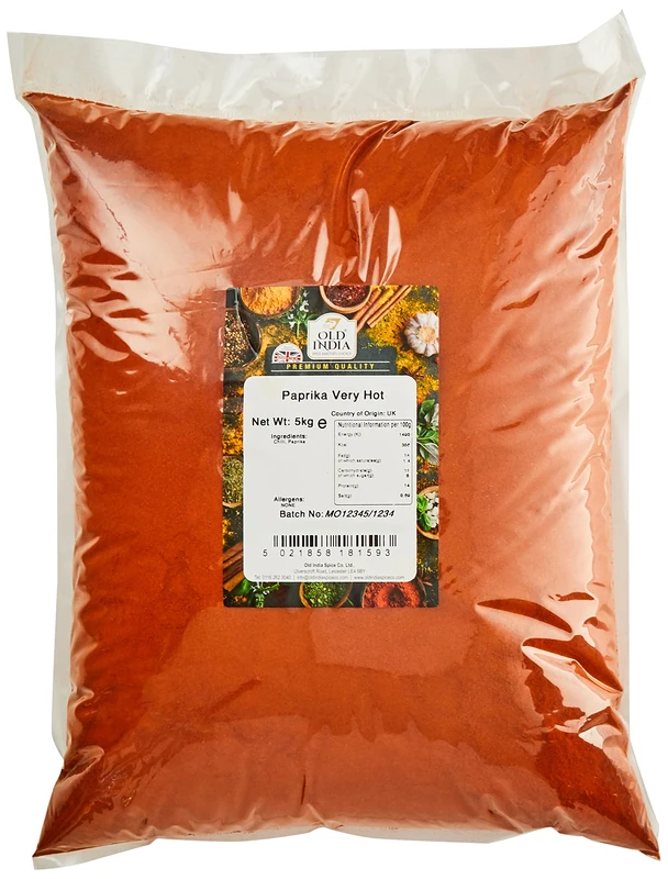 Old India Paprika Very Hot 5kg