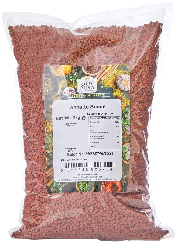 Old India Annatto Seeds 2kg