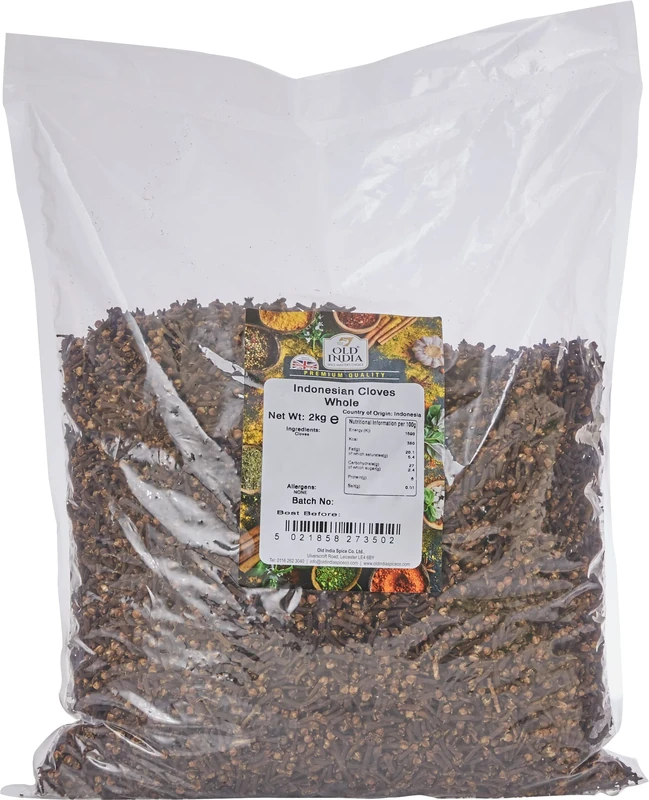 Old India Indonesian Cloves Whole 2kg