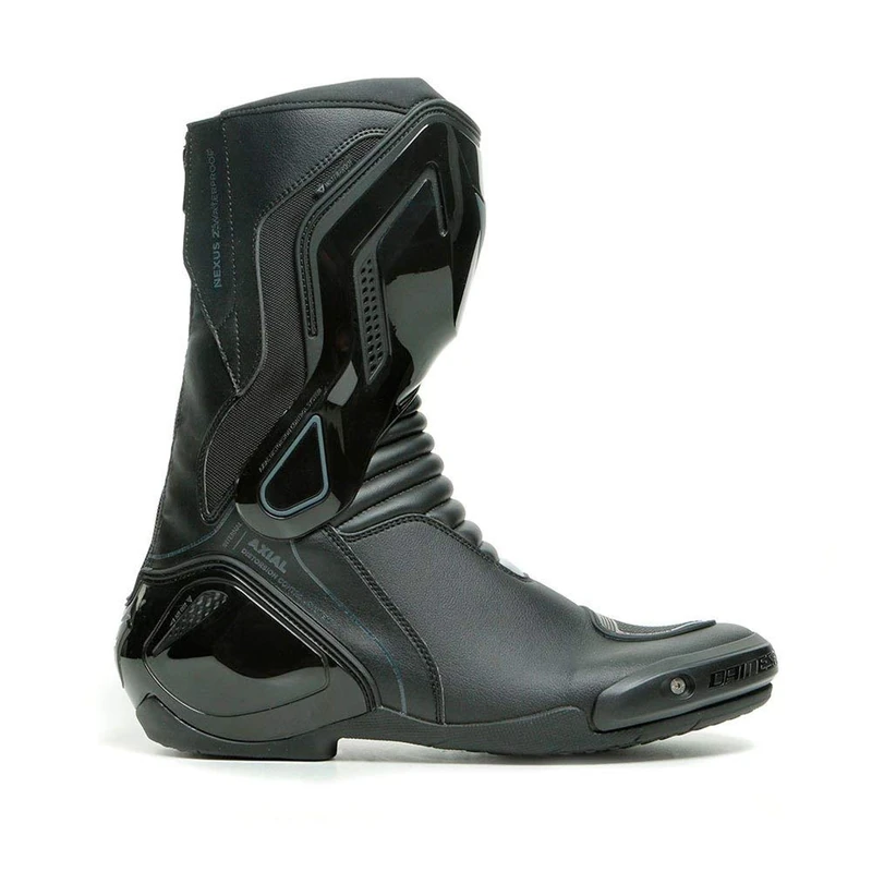 Dainese - Nexus 2 D-Wp Boots, Motorcycle Sport Boot, Waterproof Membrane, Anti-Distortion System, Foot And Ankle Protection, Men's Motorcycle Shoes, Black, 45
