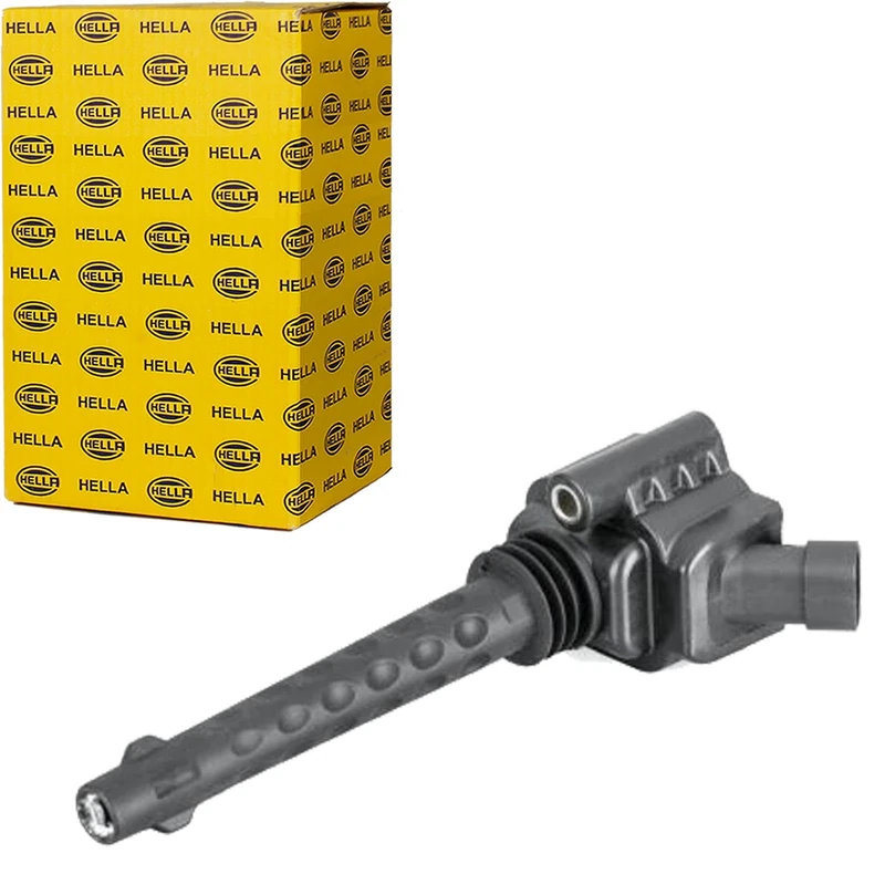 HELLA 5DA 358 057-871 Ignition Coil - 3-pin connector - Flush-Fitting Pencil Ignition Coils - Bolted