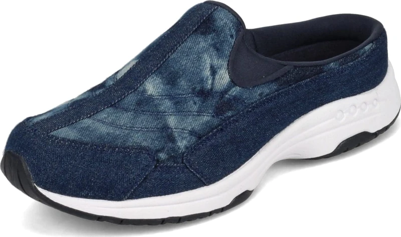 Easy Spirit Travel Time Women's Slip On 7 B(M) US Dark Blue-Denim