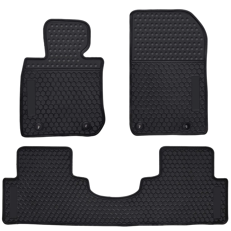 Ucaskin Car Floor Mats Custom Fit for Nissan Sentra 2014 2015 2016 2017 2018 2019 2020 2021 Odorless Washable Rubber Foot Carpet Heavy Duty Anti-Slip All Weather Protection Car Floor Liner-Black