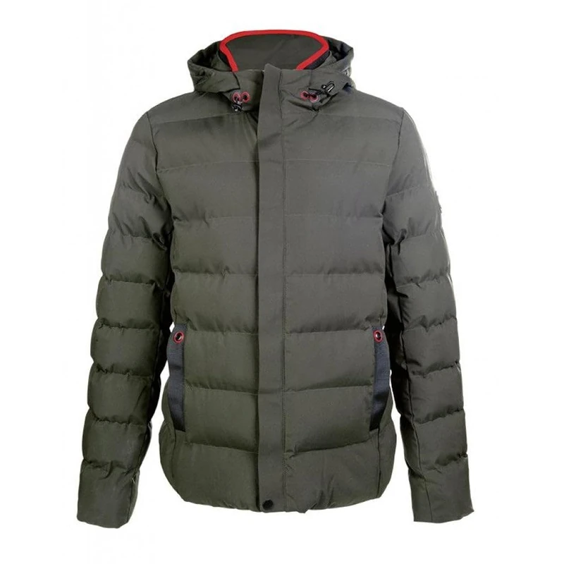 Hkm Men's Hamburg Quilted Jacket, Olive Green, XS