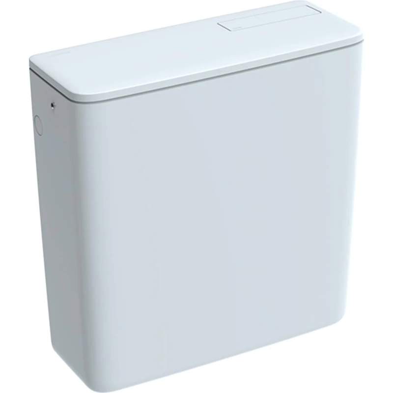 Geberit - Geberit AP128 Flush cisterns, interruptible Flushing, Side or Rear Power Supply in The Centre: Alpine White - - Image 1