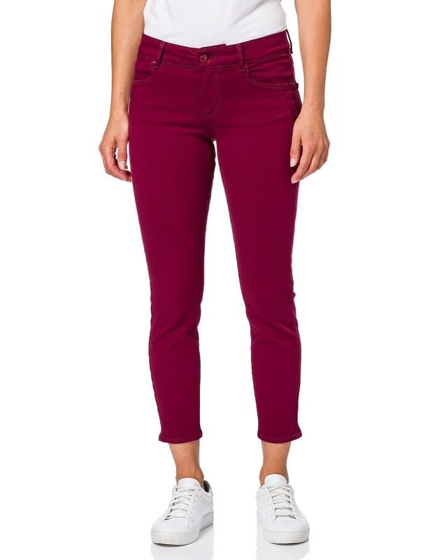 BRAX Women's Style Ana S Push Up Effect Shortened Five-Pocket Skinny Jeans, Raisin, 27W x 30L