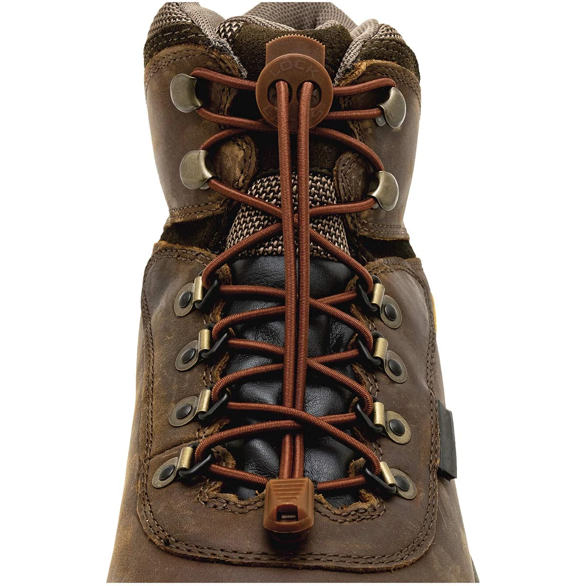 LOCK LACES Unisex's Boot, Brown Overshoes, One Size