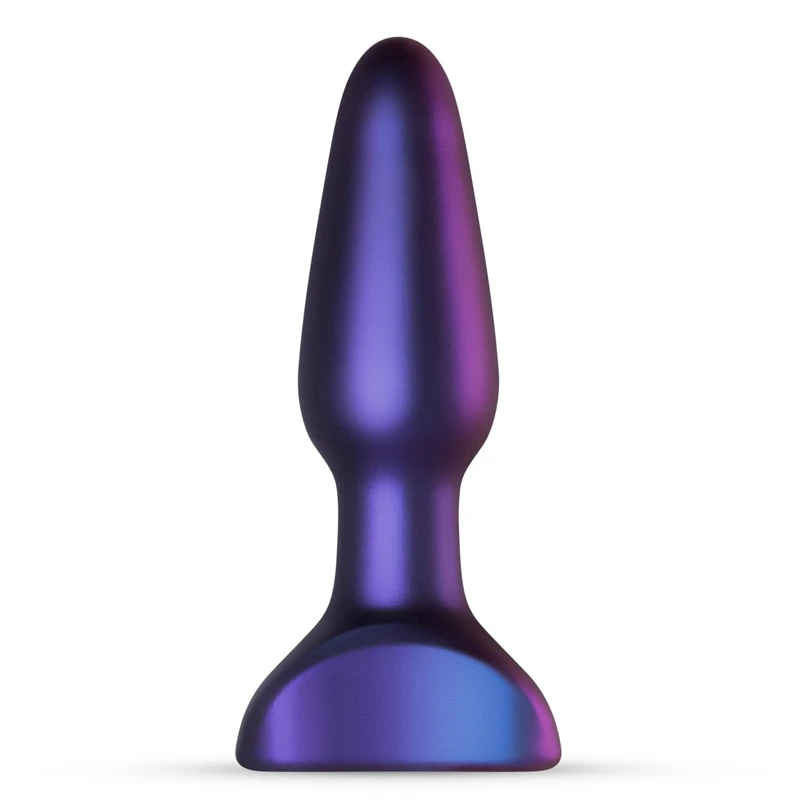 Hueman Space Force Vibrating Buttplug – Anal Plug with Vibrating Function – Anal Stimulation for Men and Women - Insertable Length 4,13 Inch (10,50 cm) - Purple