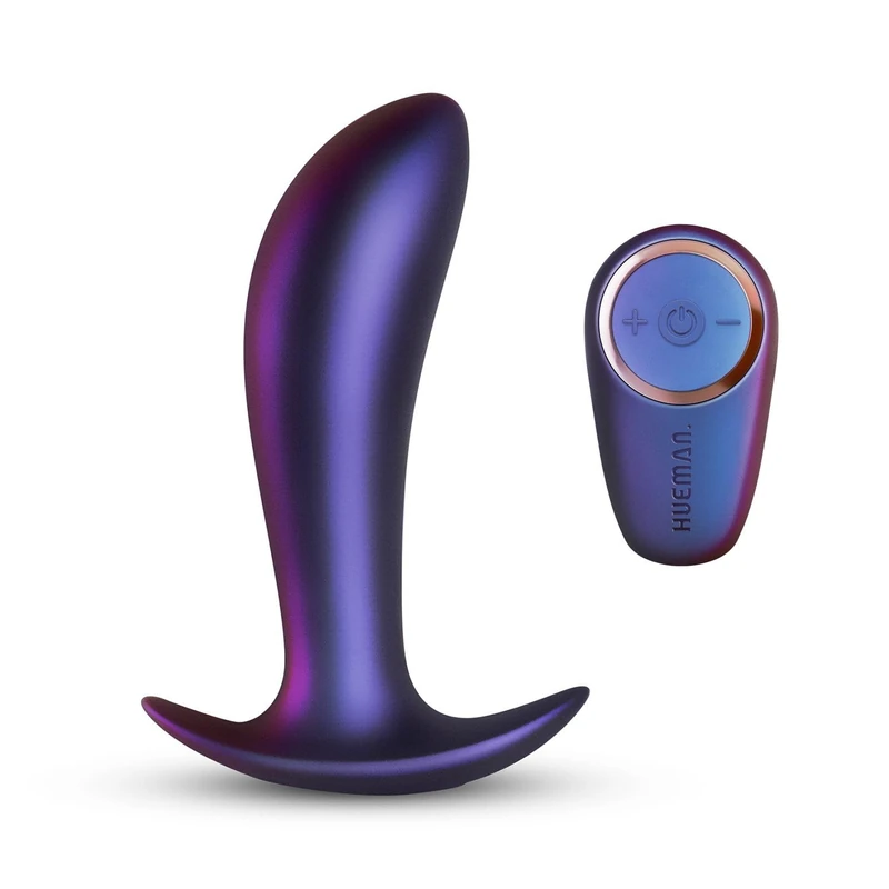 Hueman Uranus Anal Vibrator with Wireless Remote – Prostate Vibrator for Men - Perfect for Prostate Stimulation – Rechargeable Vibrating Anal Toy - Insertable Length 4,13 Inch (10,50 cm) - Purple - Image 1