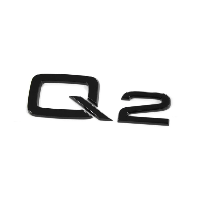 Audi 81A071803 Lettering Q2 Sticker Letters Sticker Black Edition Emblem Model Lettering Model Name, Black - Image 1