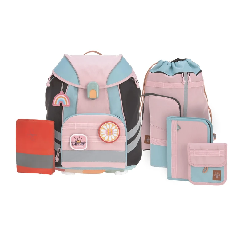 Lässig School Set Unique rose/blue/black