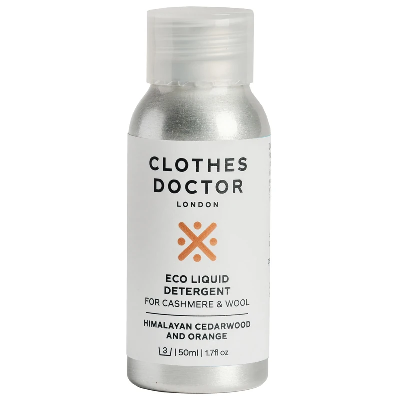 Cashmere and Wool Eco Wash by Clothes Doctor Laundry Detergent Liquid Gentle Washing Machine and Hand Wash Safe Nourish and Protect Your Knitwear and Delicate Fabrics (50ml)