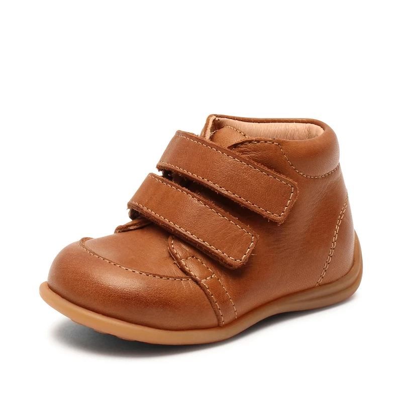 bisgaard luca Boy's Unisex Kids First Walker Shoe, Cognac, 5.5 UK Child