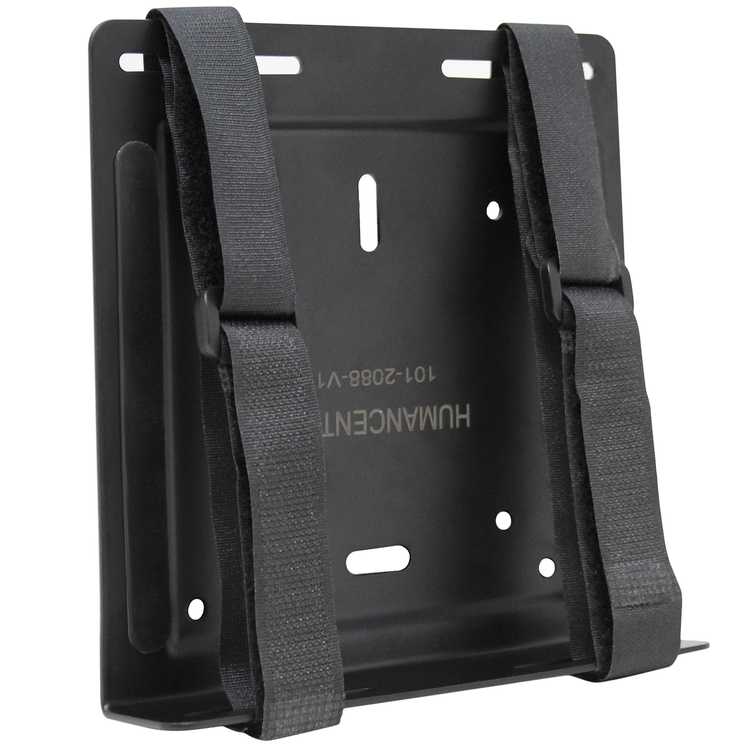 HumanCentric Universal Wall and VESA Mount, Adjustable Strap for Small Computers, UPS Units, Cable Boxes, Modems and Other Electronic Devices, Mounts on The Wall or Back of a Computer Monitor