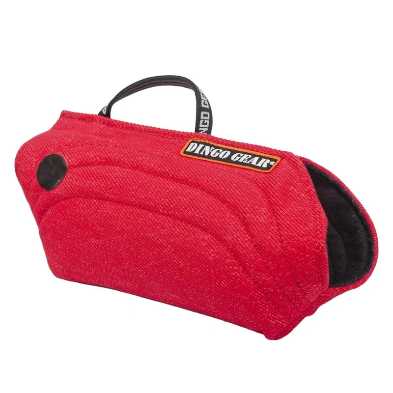DINGO GEAR Atos Red Nylcot Bite Sleeve with a Handle for Dog Bite Training S00550