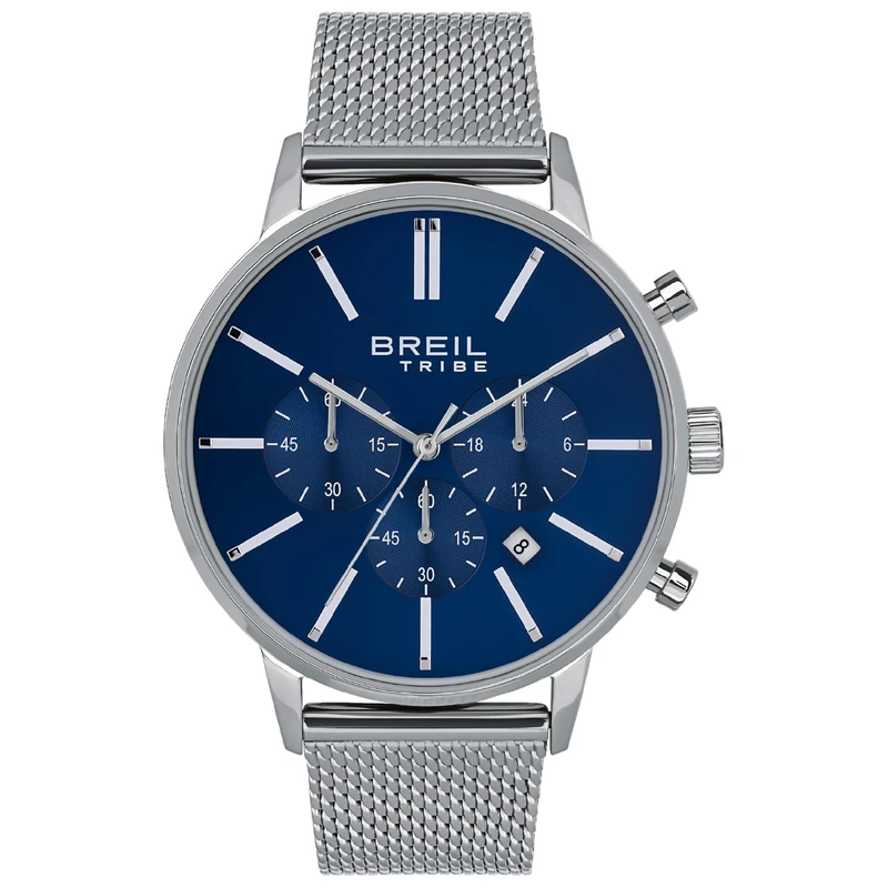 Breil - Clock for Man Round with Mono-Colored dial and Steel case Collection Avery