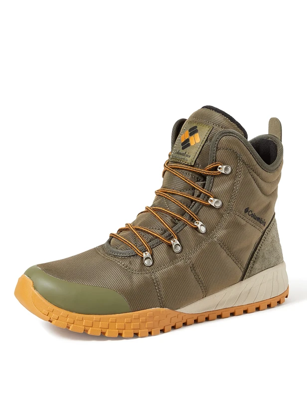 Columbia Men's Fairbanks Omni-Heat Snow Boot, Nori/Canyon Gold, 7.5 Wide