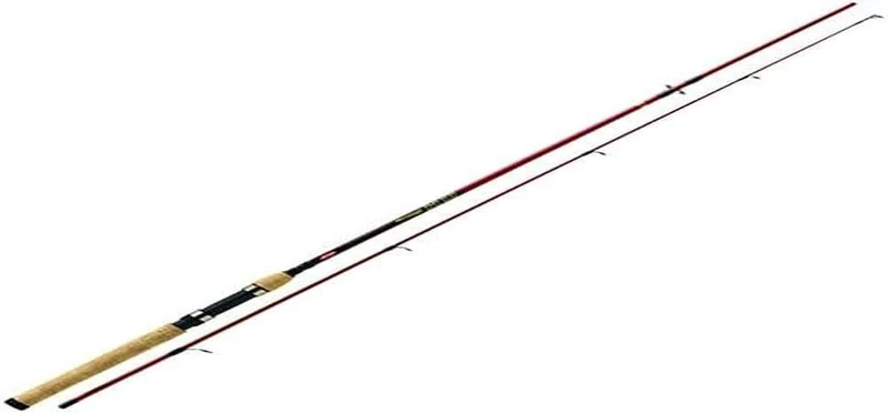 Berkley Cherrywood Spinning Rod, Lightweight with Cork Handle - Saltwater and Freshwater Spin Fishing Rod, Spinning Rods, Predator Fishing, Unisex, Red, 2.7m | 7-28g