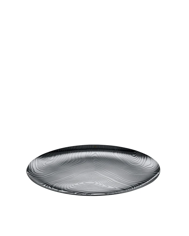 Alessi Tray in 18/10 stainless steel with relief decoration