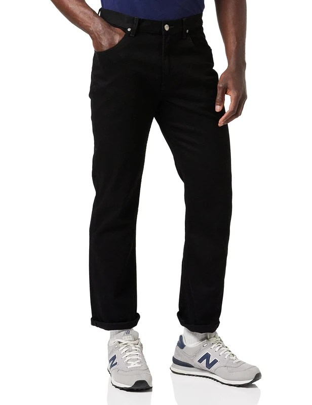 Lee Men's BROOKLYN STRAIGHT Jeans, CLEAN BLACK, 33W / 34L