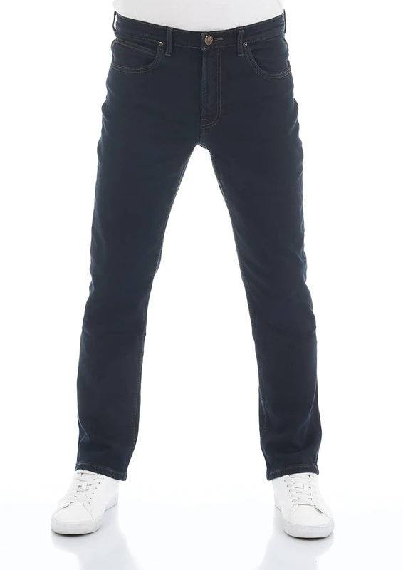 Lee Men's BROOKLYN STRAIGHT Jeans, BLUE BLACK, 34W / 32L