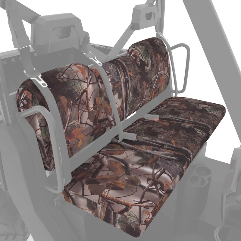 KEMIMOTO UTV Seat Covers Set Camo Compatible with Polaris Ranger XP 1000 2017-2021, Polaris Ranger 1000 2020-2022 UTV Seat Cover, 1680D Oxford Fabric Pet Toenail Proof