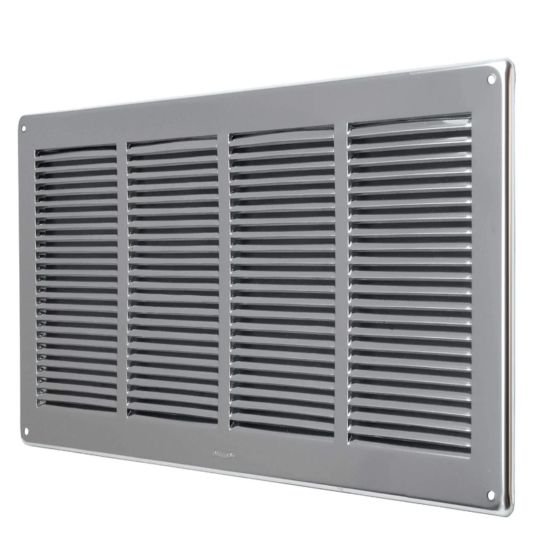 Ventilation GIN4424 Ventilation Grille Rectangular Stainless Steel 430 to Overlap.
