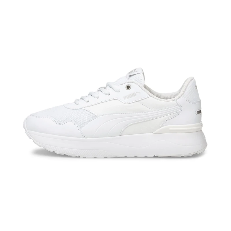 PUMA Women's R78 Voyage Sneaker, White White-Gray Violet, 6 UK