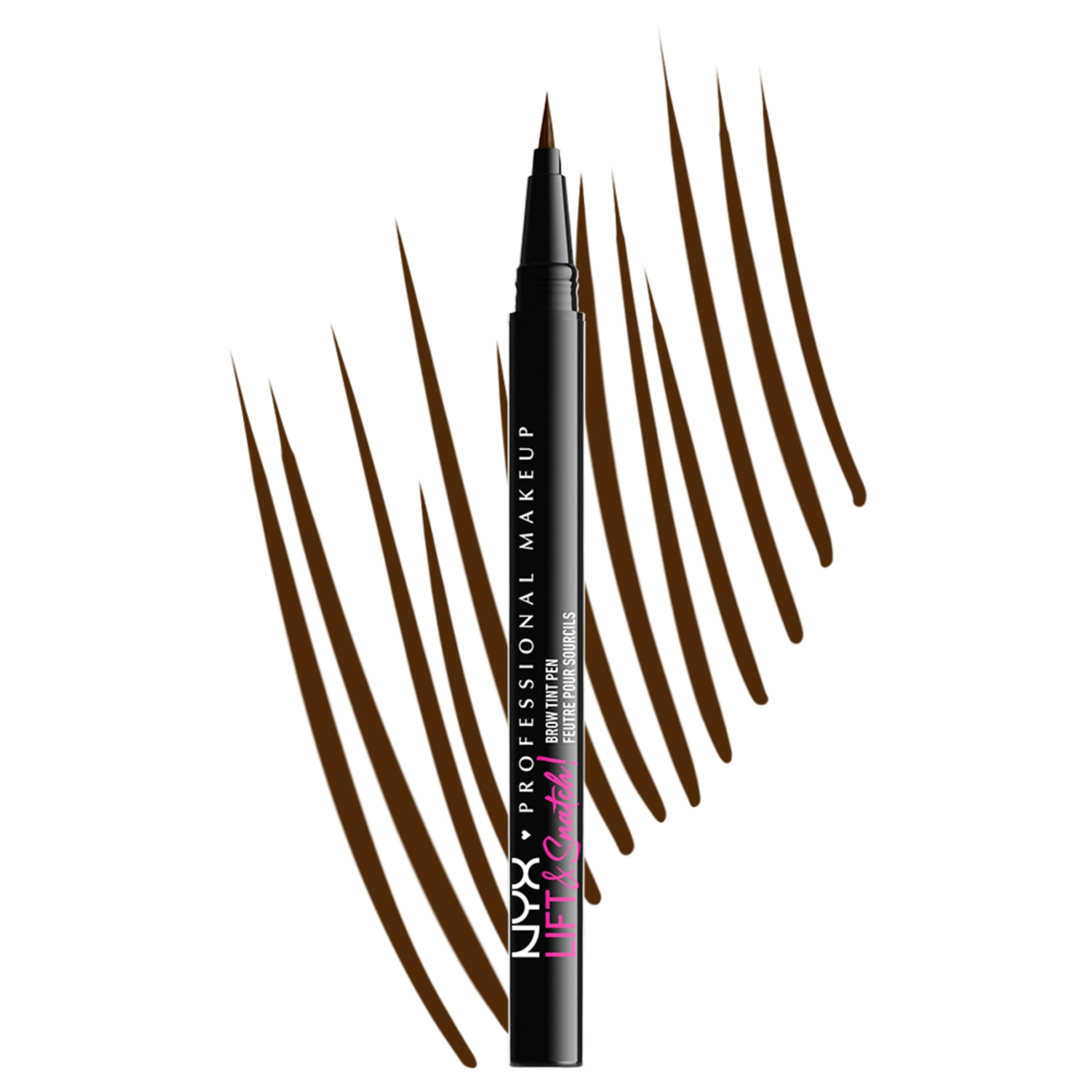 NYX Professional Makeup Brow Tint, Lift And Snatch Brow Tint Pen, Up to 16 Hour Wear, Smudge-resistant, Transfer-resistant, Extra Thin Bristles, Shade Espresso, 1ml