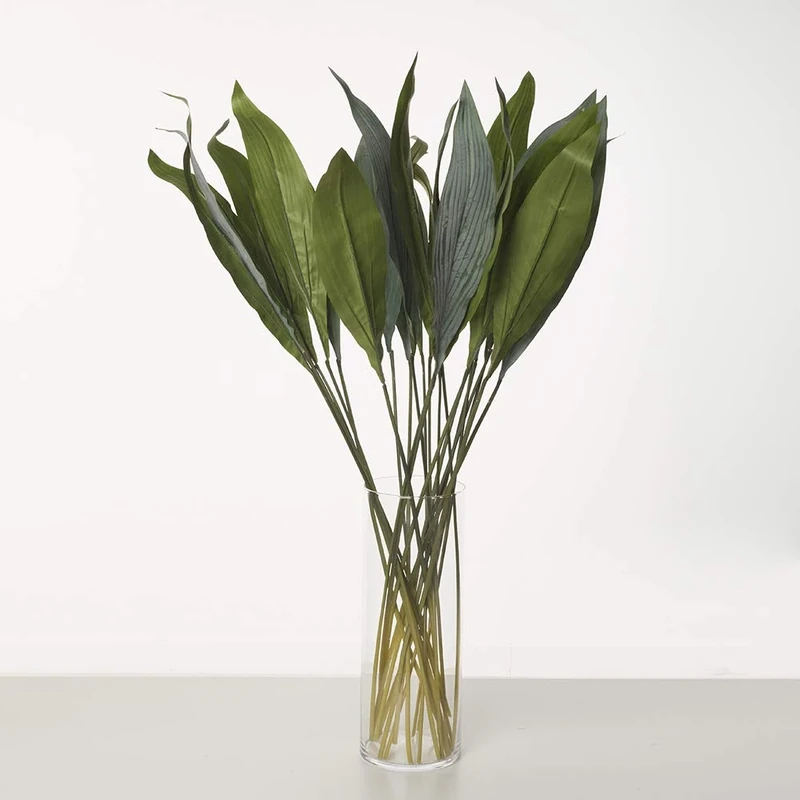 Express Flor Artificial Leaves, Silk, Green, 9x102cm