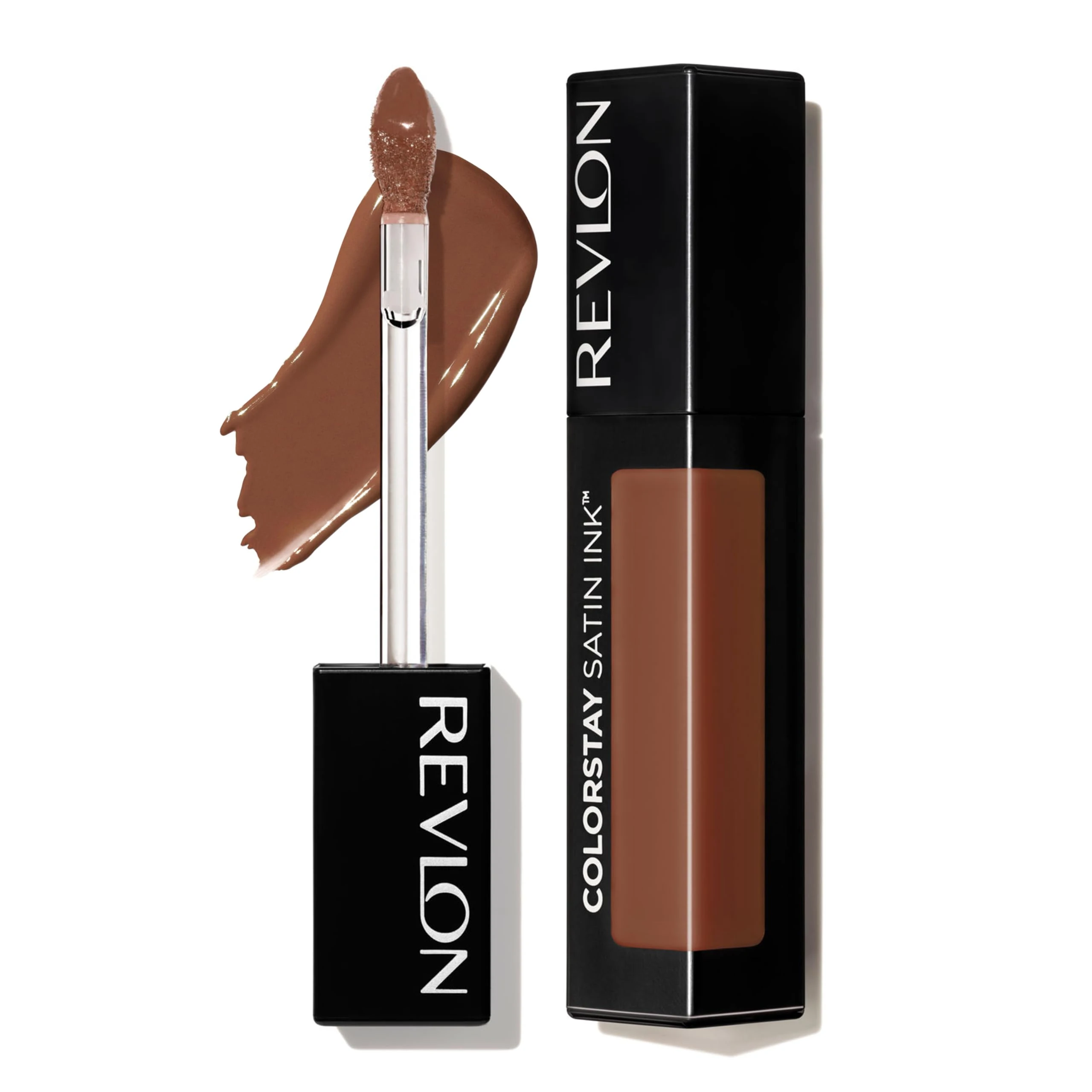 Revlon ColorStay Satin Ink Liquid Lipstick, Longwear Rich Lip Colors, Formulated with Black Currant Seed Oil, 003 In So Deep .
