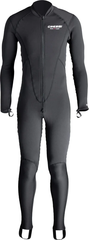 Cressi Undersuit for Dry Suit - Undersuit High Thermal Protection, Unisex, Black