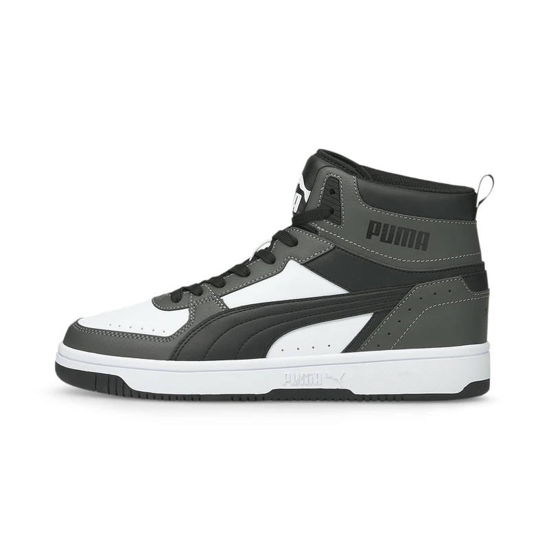 Puma Unisex Rebound Joy Sneaker, Dark Shadow Black White, 5 UK