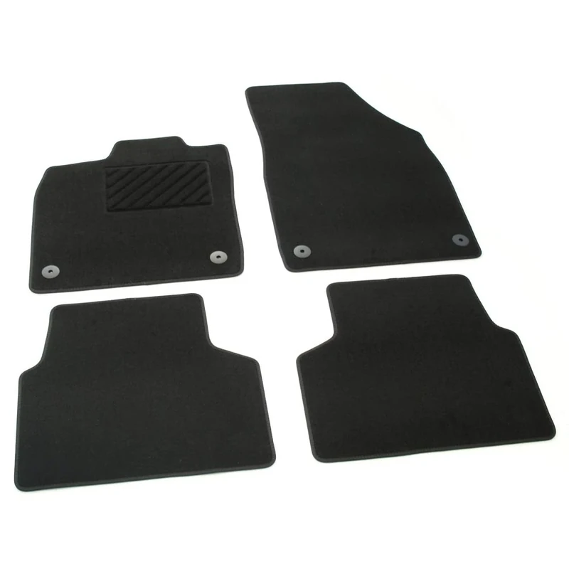 Volkswagen 10B061404WGK Textile Floor Mats Plus 4 x Fabric Mats Velour Mats Black