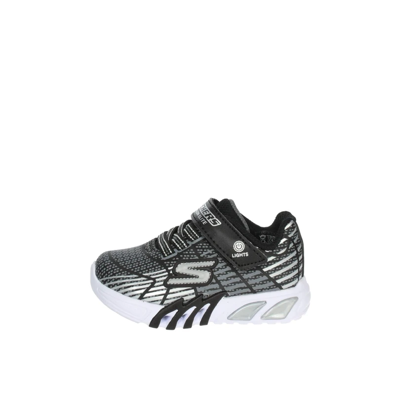 Skechers Flex-Glow Elite Sneaker, Black/Grey, 5 UK Child