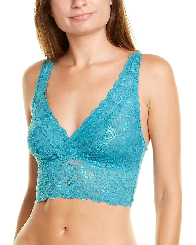 Cosabella Women's Say Never Plungie Longline Bralette, Light Jade, S