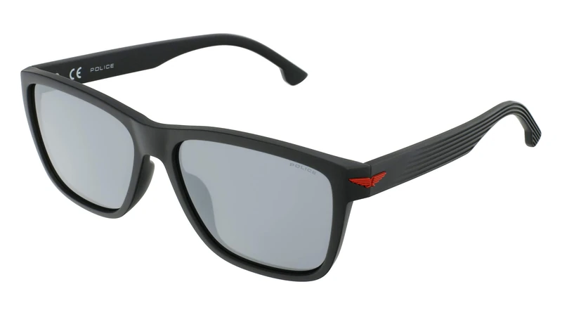 Police SPLB38E 6VPP Sunglasses Unisex Injected, Standard, 56