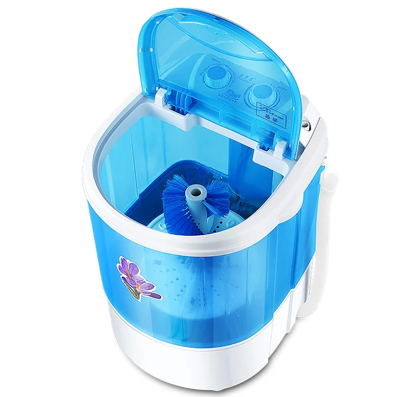 CLING Portable Mini Washing Machine, Automatic Shoes Washer Compact Laundry Wash&Spin Translucent Energy and Time Saving - Image 1