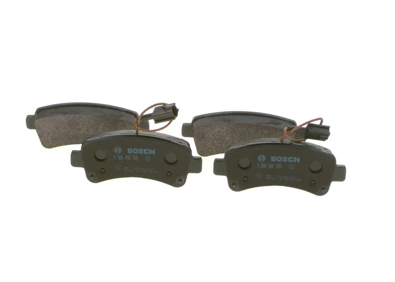 Bosch BP1854 - Brake Pads Car Rear Axle - Bosch Quality - Reduced Noise and Dust - ECE-R90 Certified - Copper-Free - 1 Set of 4 Pads