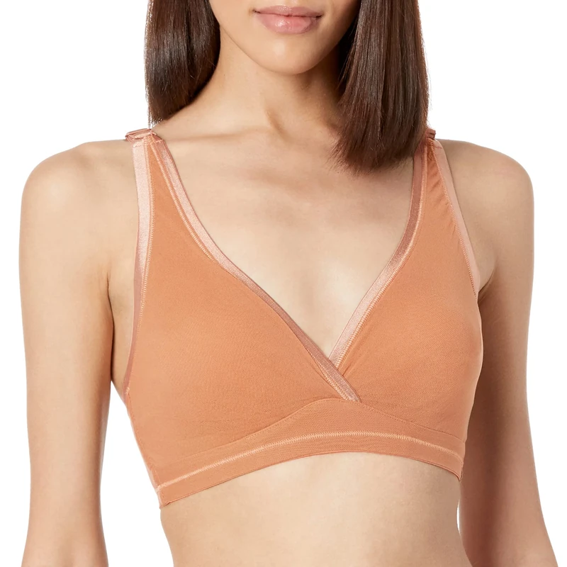 Cosabella Women's Soire Confidence Curvy Bralette Bra, Sheer, Cinque, XS Plus