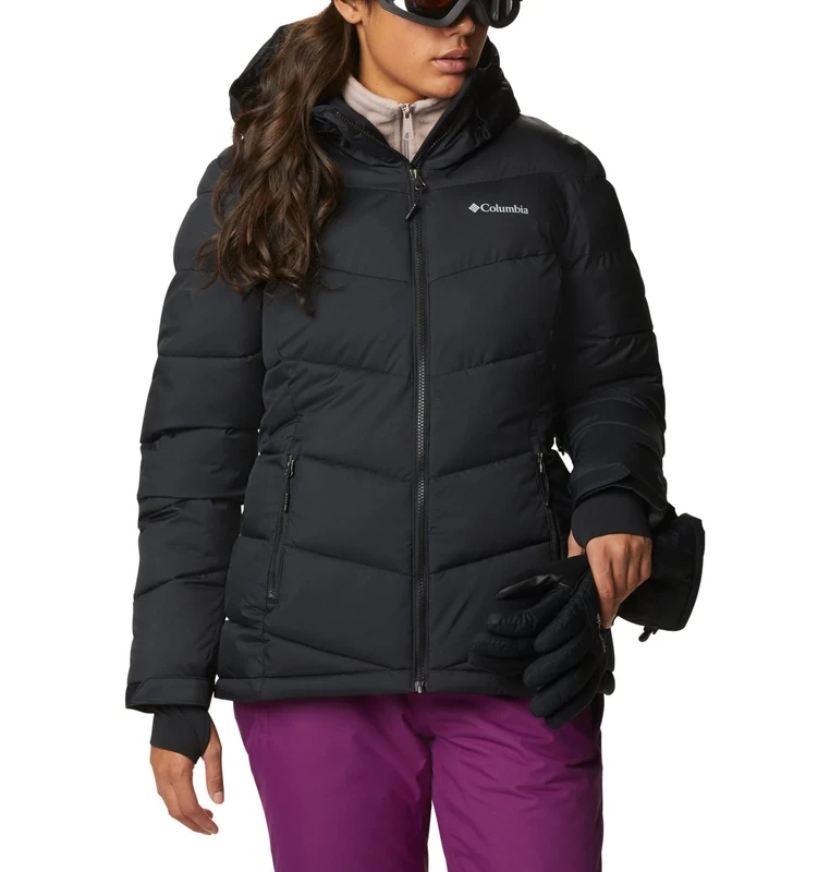 Columbia Women's Abbott Peak Insulated Jacket, Ski Jacket, Black, Size L