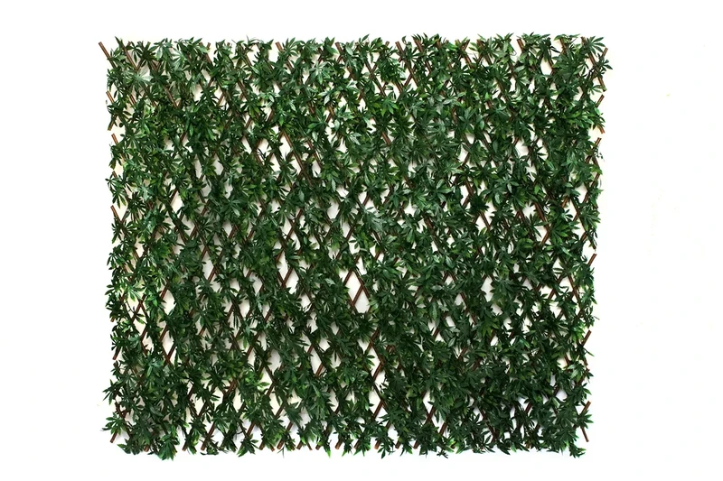 GreenBrokers Trellis Artificial Expanding Willow Fence (1m x 2m) -UV Stable