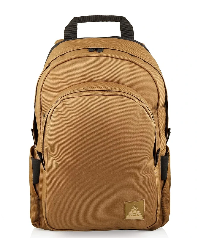 Invicta Backpack, Round Unisex, Large Capacity, For Office, Days Trips & Commuting, Laptop Sleeve, Chest Belt, Italian Design, beige