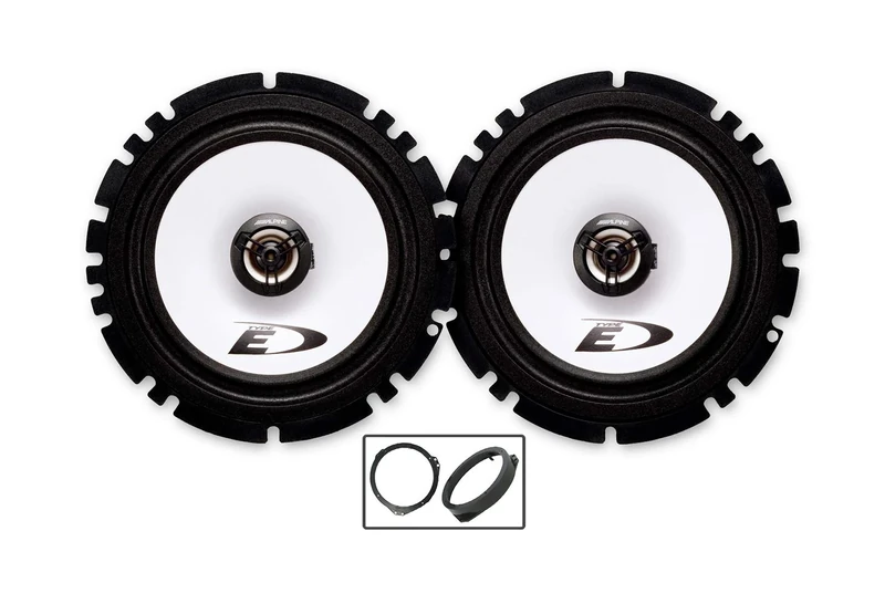 Mitsubishi L200 Speaker upgrade Front Door Alpine car speakers 6.5" 17cm + Pods 220W