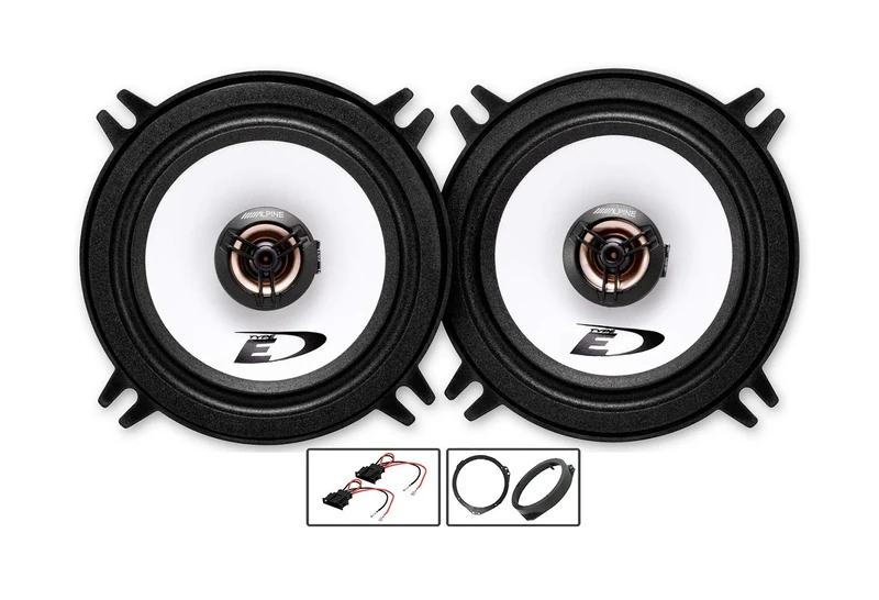 Renault Megane 3 Speaker upgrade Rear Door Alpine car speakers 5.25" 13cm 200W