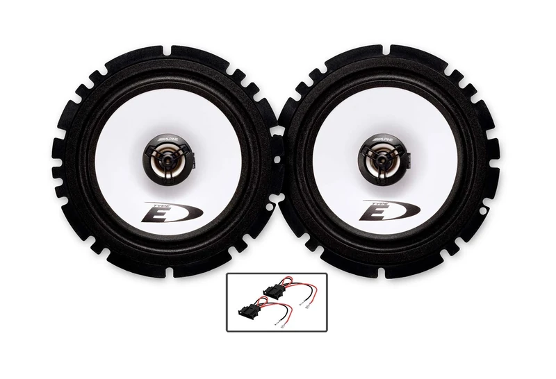Peugeot 206 Speaker upgrade Front Door Alpine 6.5" 17cm car speaker upgrade 220W SXE-1725S