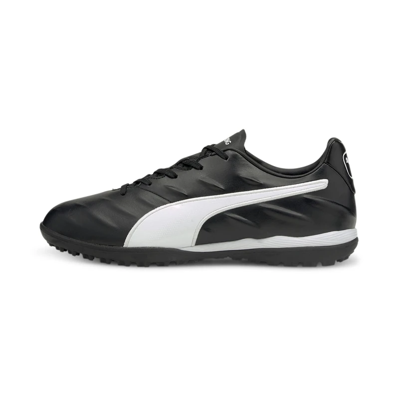 PUMA Unisex King Pro 21 Tt Soccer Shoe, Puma Black Puma White, 5 UK